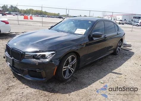 2019 BMW 740I из США, поврежденный, VIN WBA7E2C59KB217490